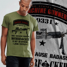 USMC Machine Gunner Badass Job Title